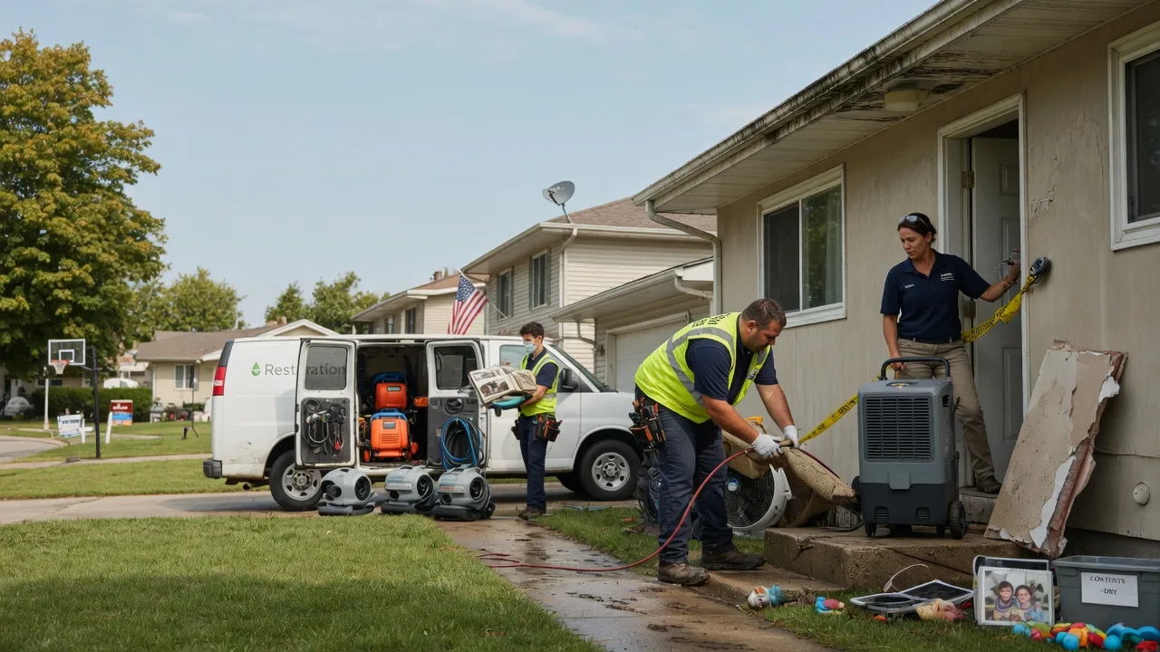 Water Damage Restoration in Linden, TN near me